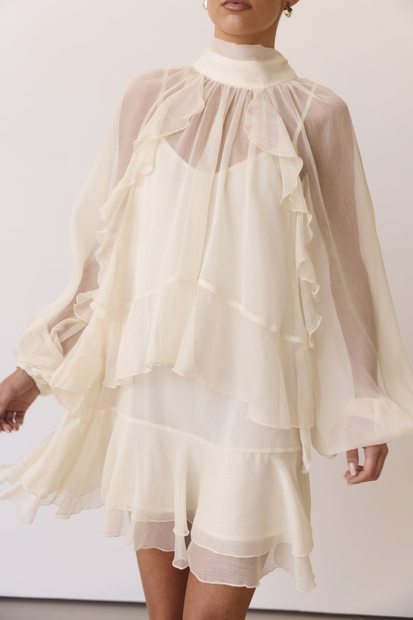 Ottilie Dress in Cream